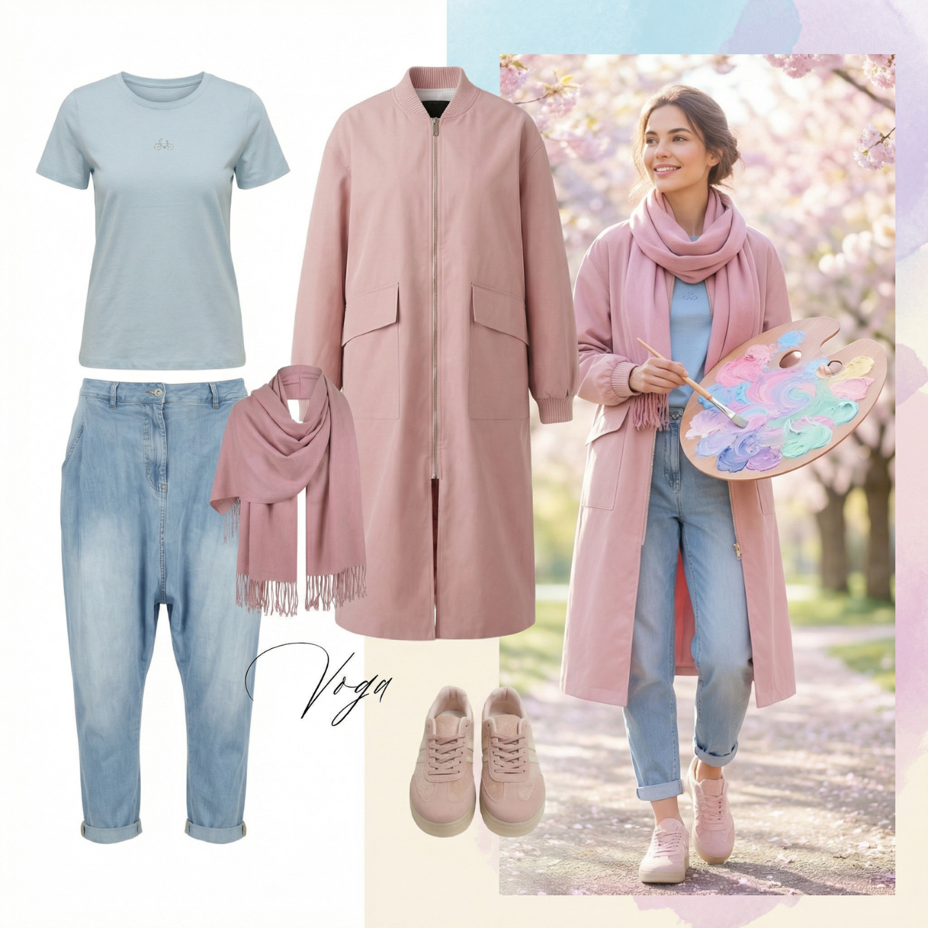 Kombinování pastelových barev